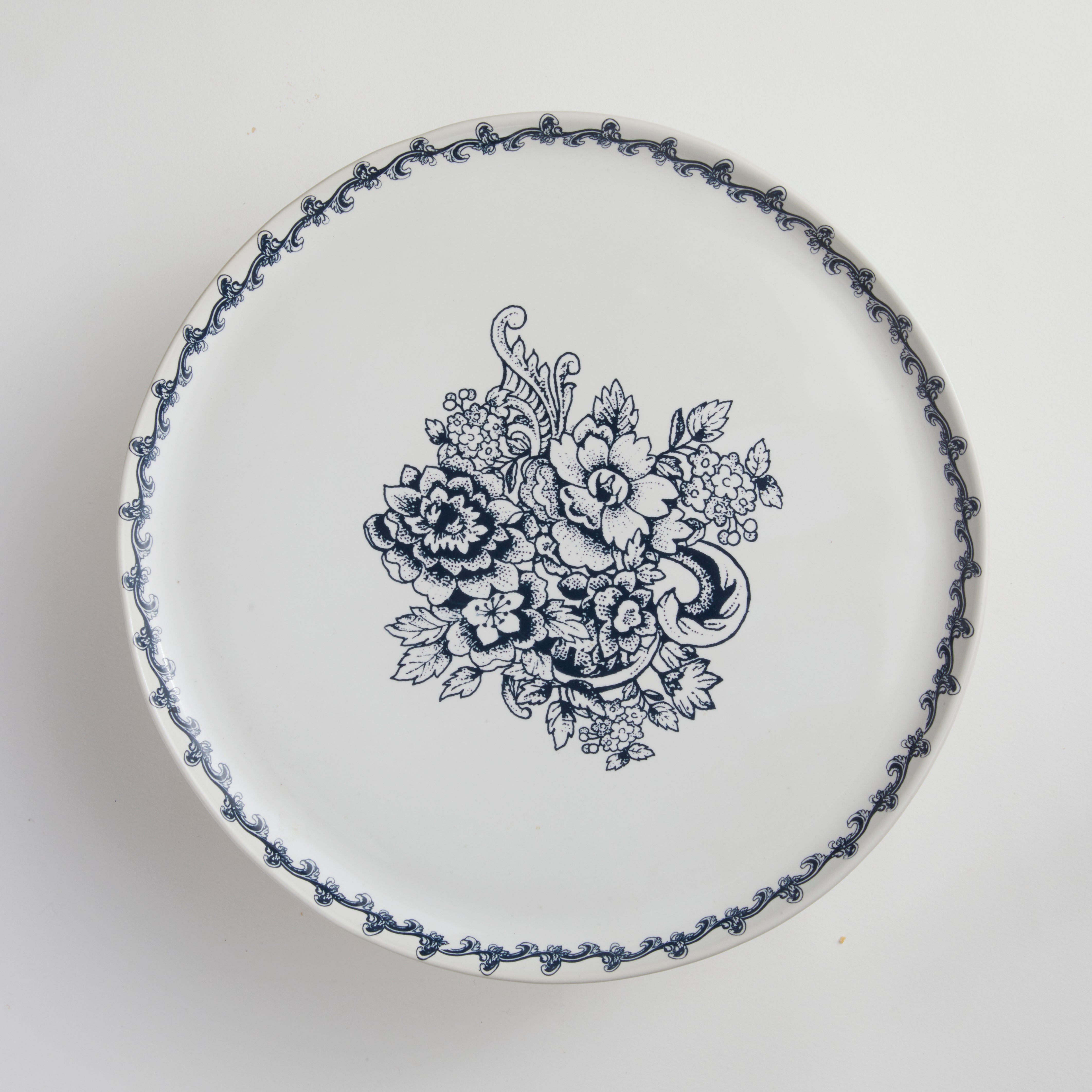 Blue Provencal - Short Cake Stand