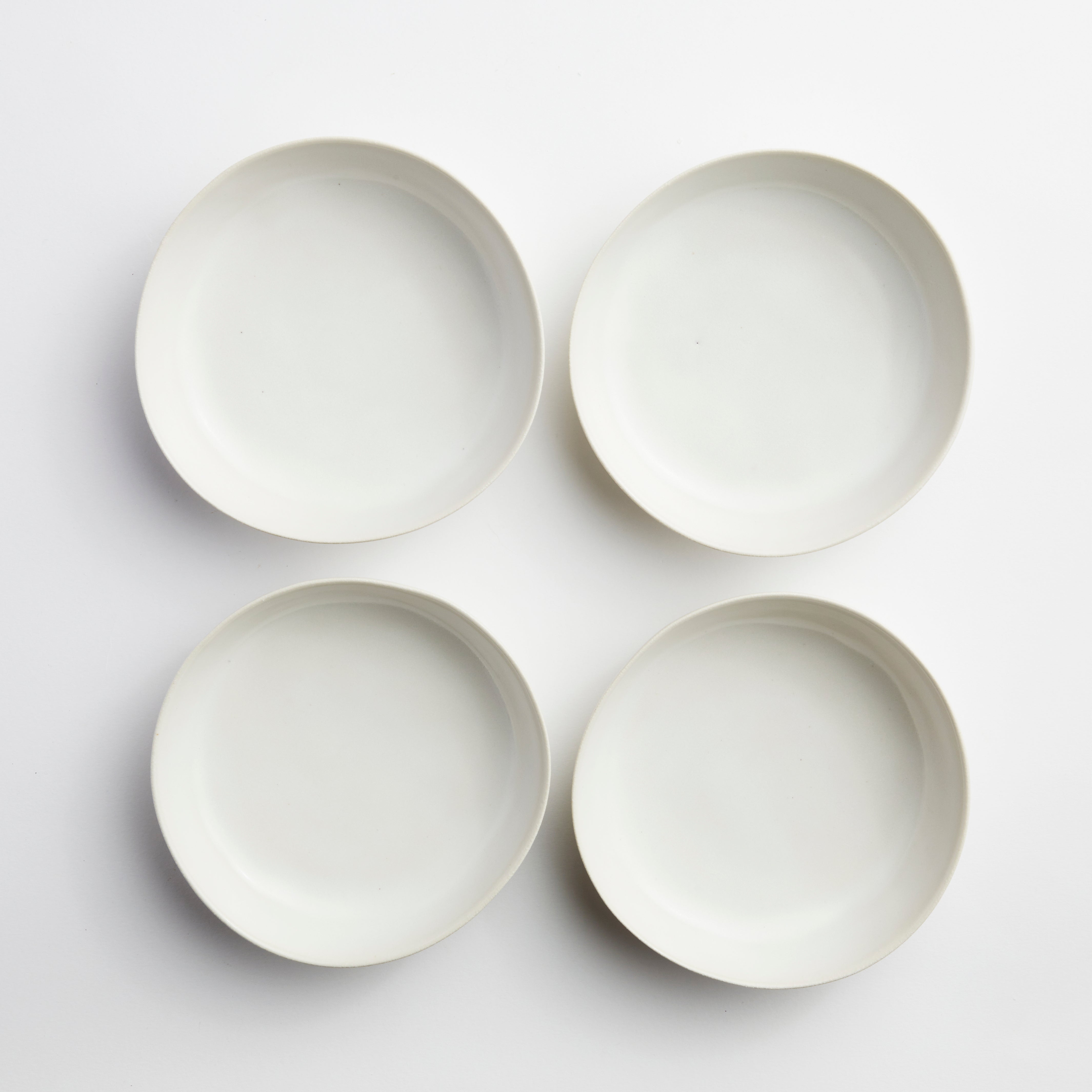 Satin Matte White - Small Breakfast Bowl (set of 4)
