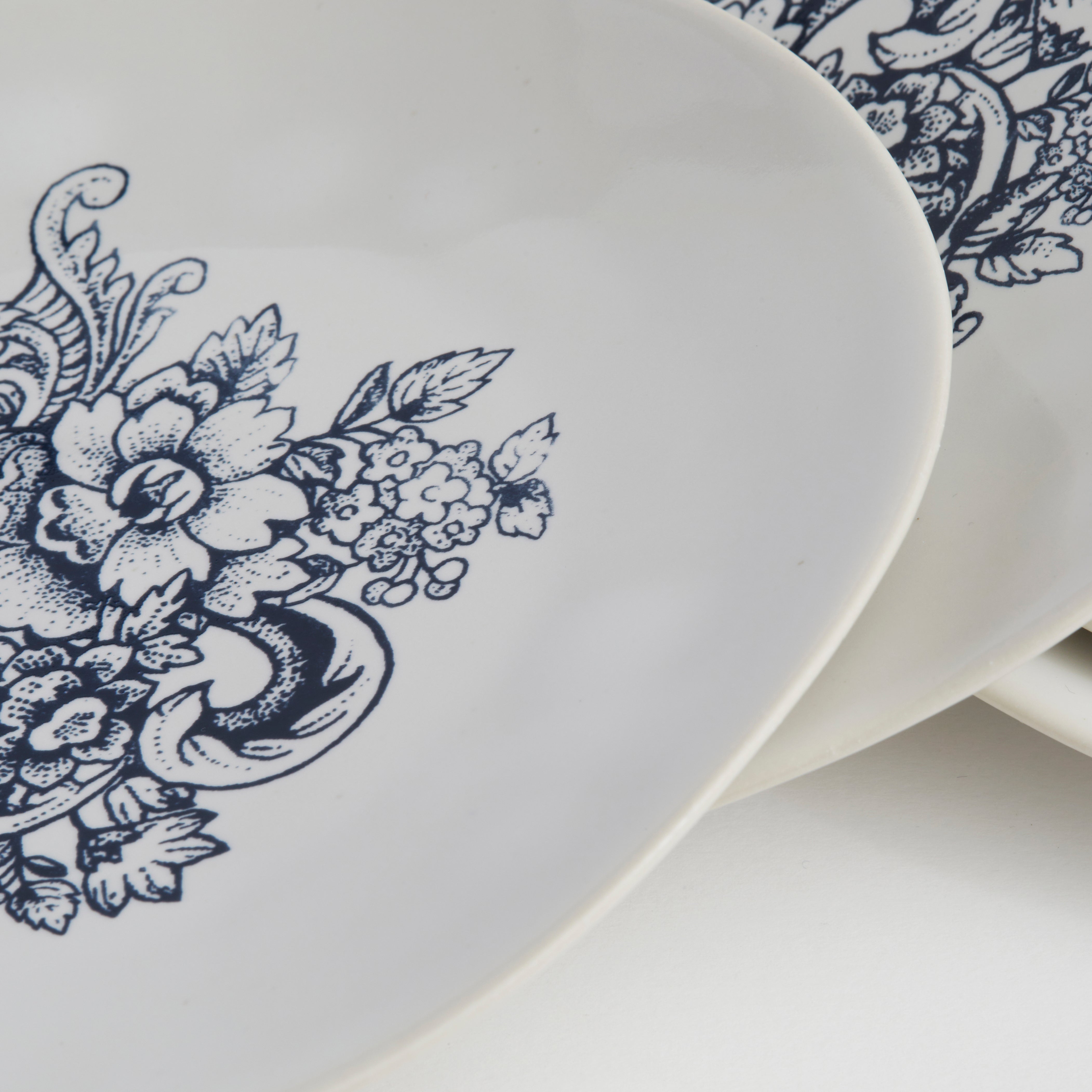 Blue Provencal Side Plate (set of 4)