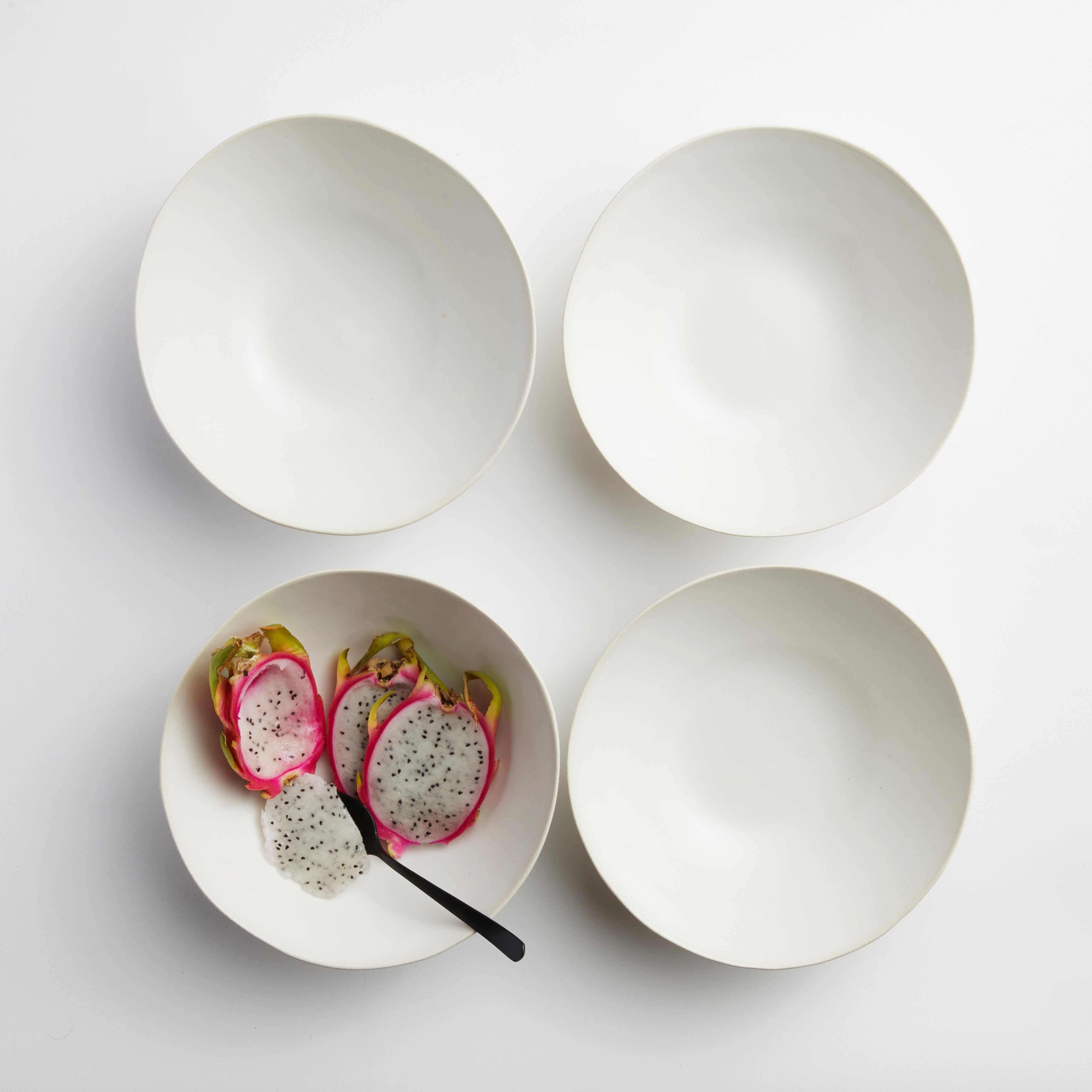 Satin Matte White - WL Bowl (set of 4)