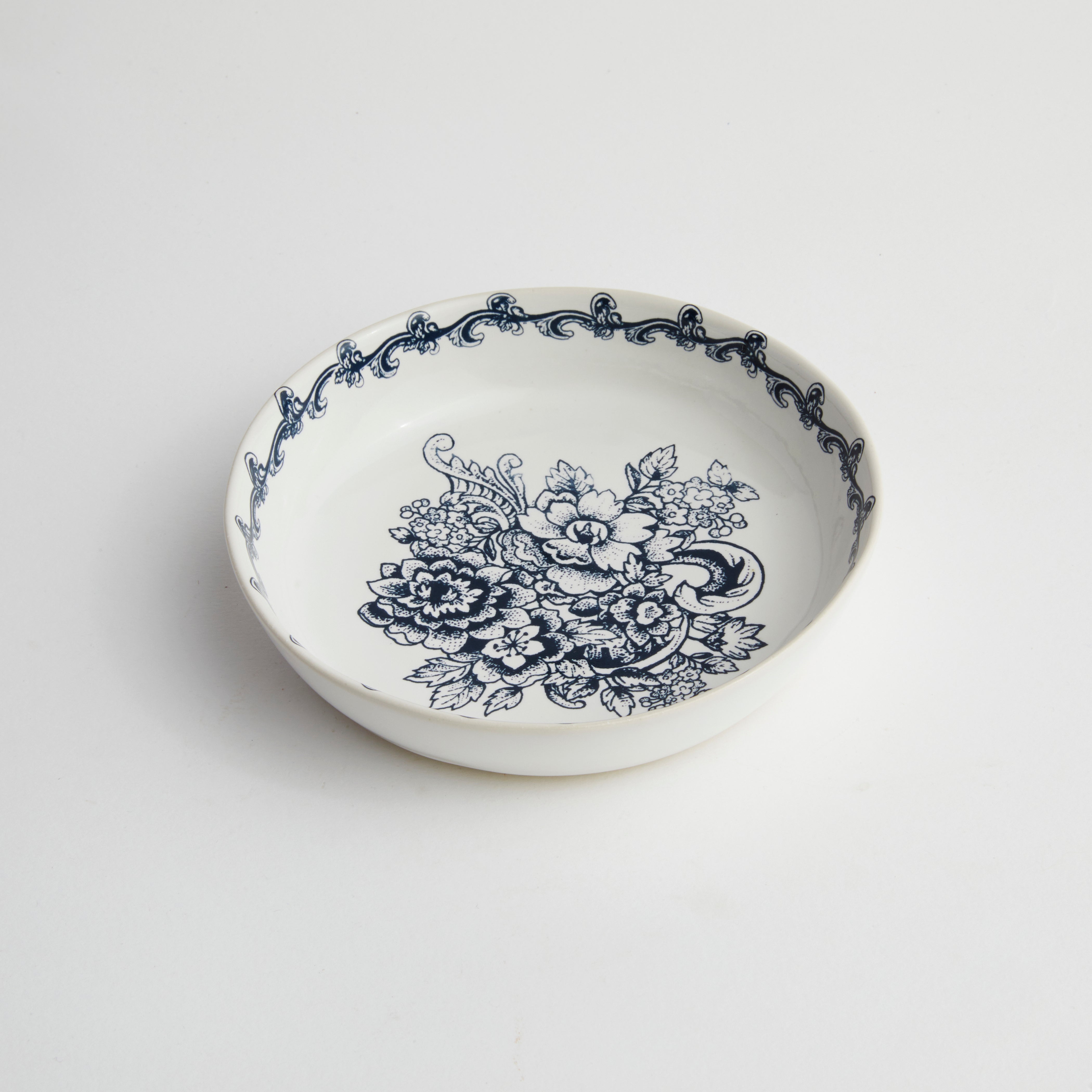 Blue Provencal - Small Breakfast Bowl (set of 4)