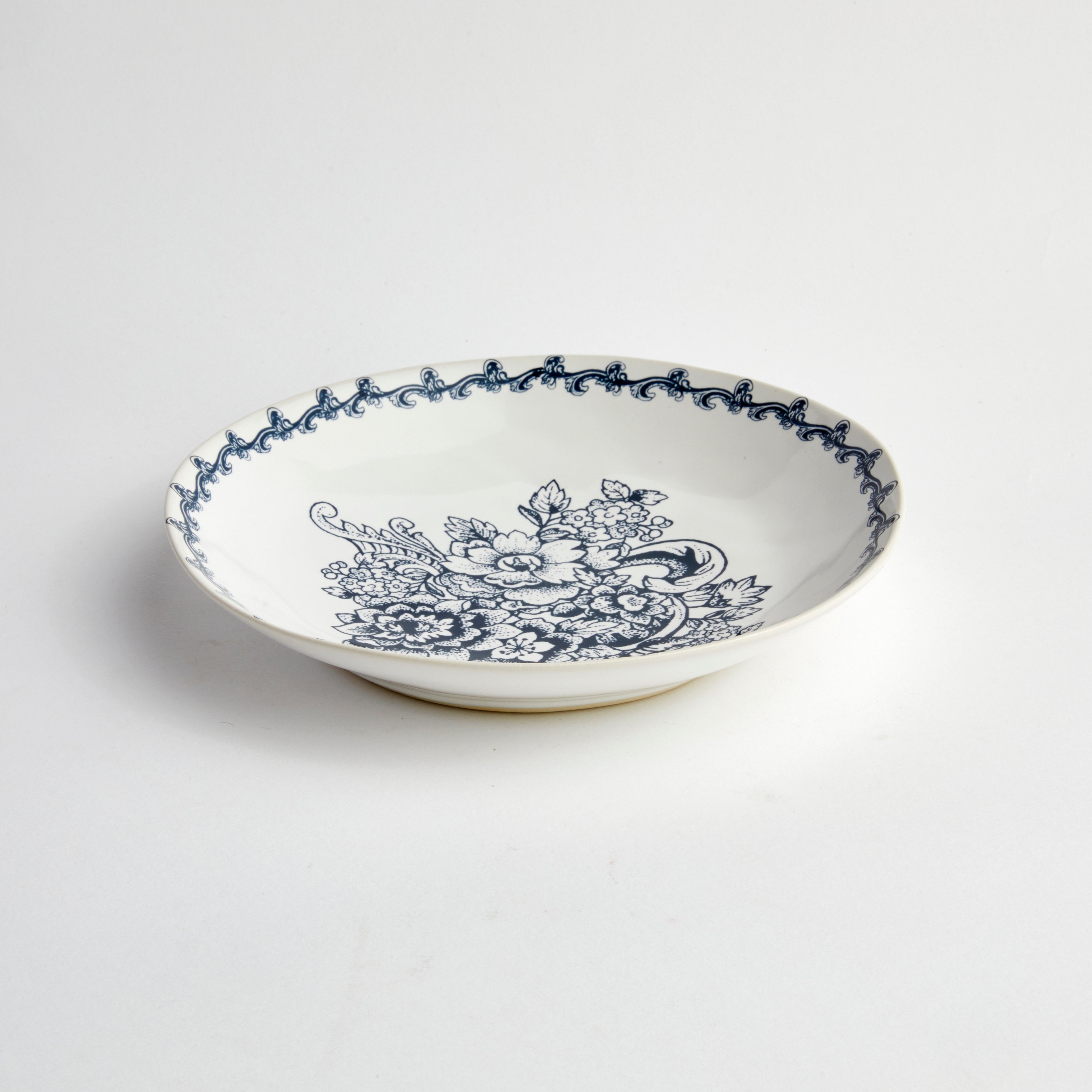Blue Provencal - Pasta Bowl (set of 4)