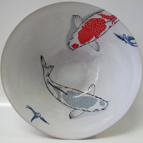 Red Koi Bowls