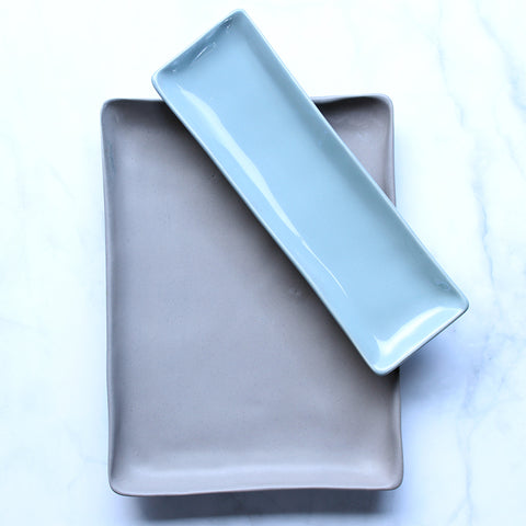 Pebble Grey & Baby Blue