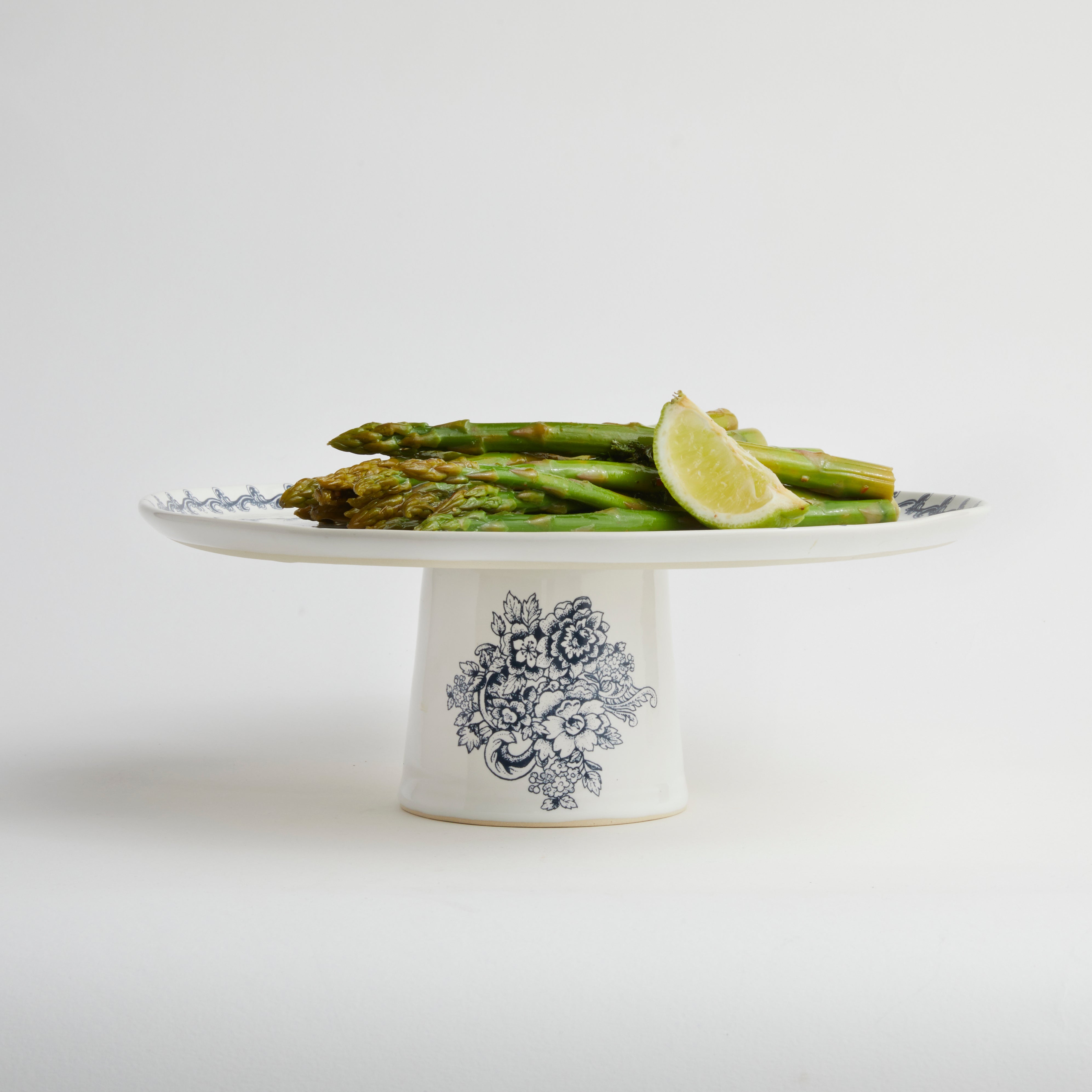 Blue Provencal - Short Cake Stand
