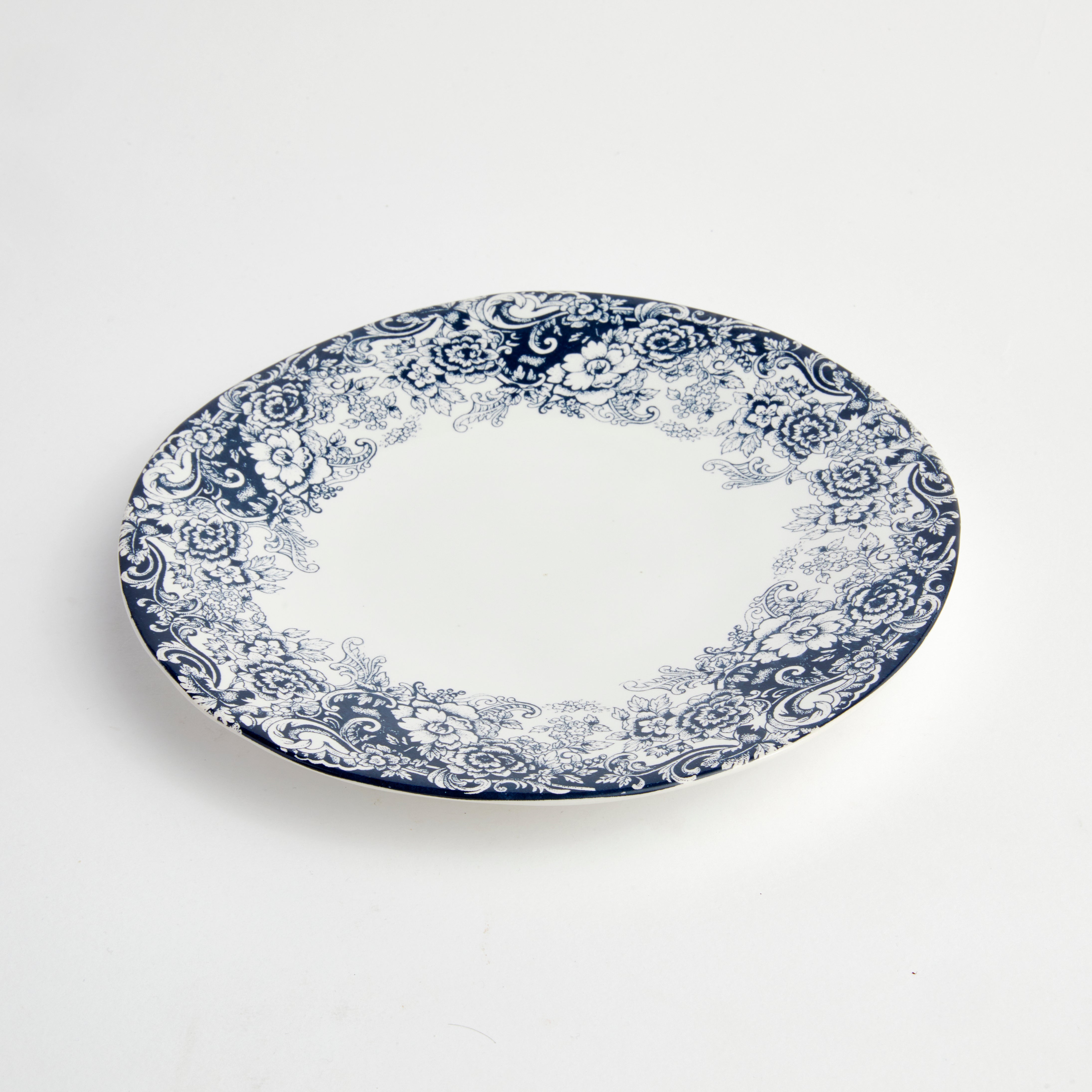 Blue Provencal - Medium Plate (set of 4)