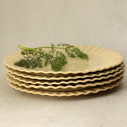 Almond Paper Plate