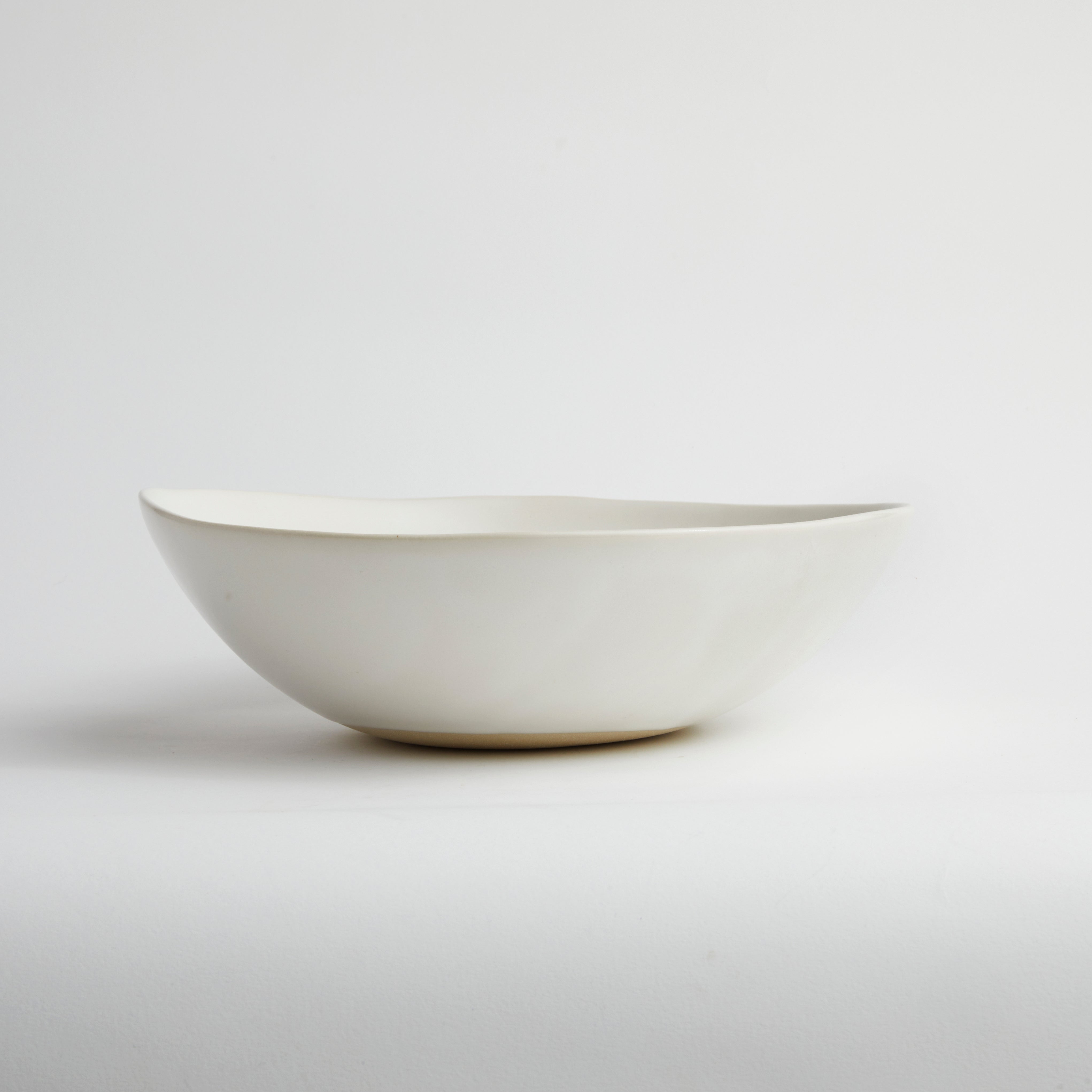 Satin Matte White - Large Bowl