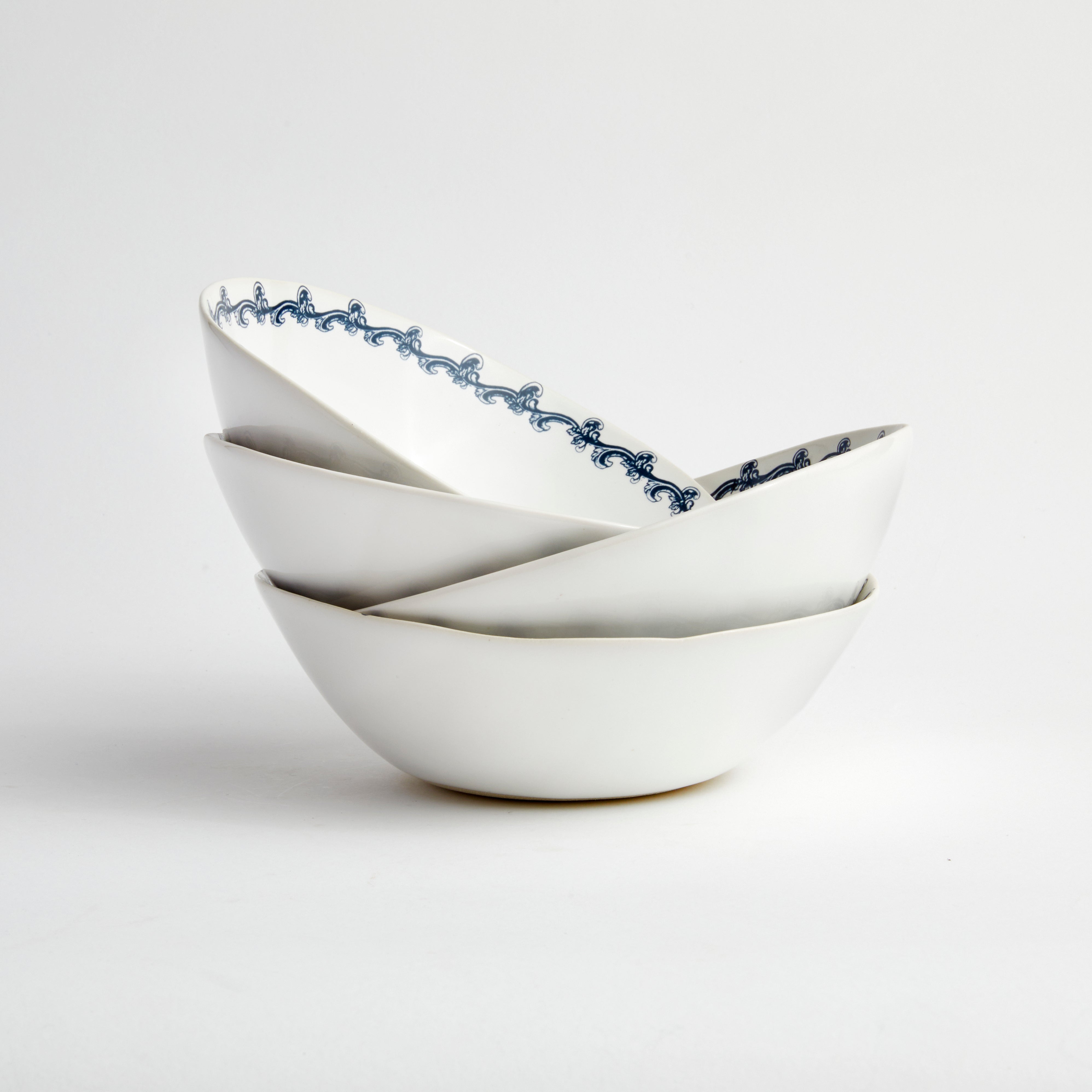 Blue Provencal - WL Bowl (set of 4)