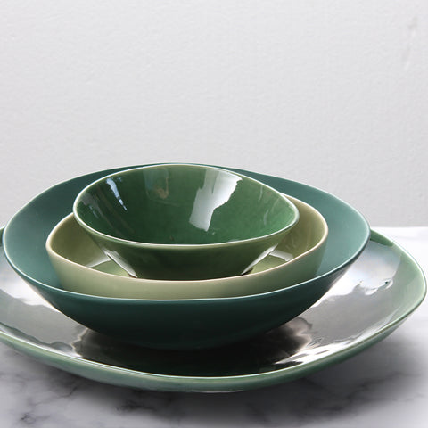 Green bowls