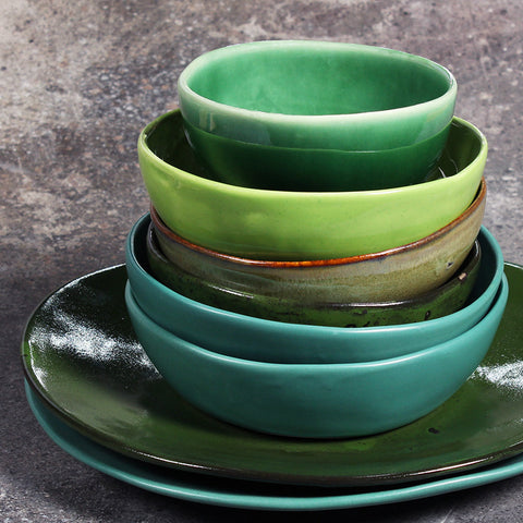 Green bowls