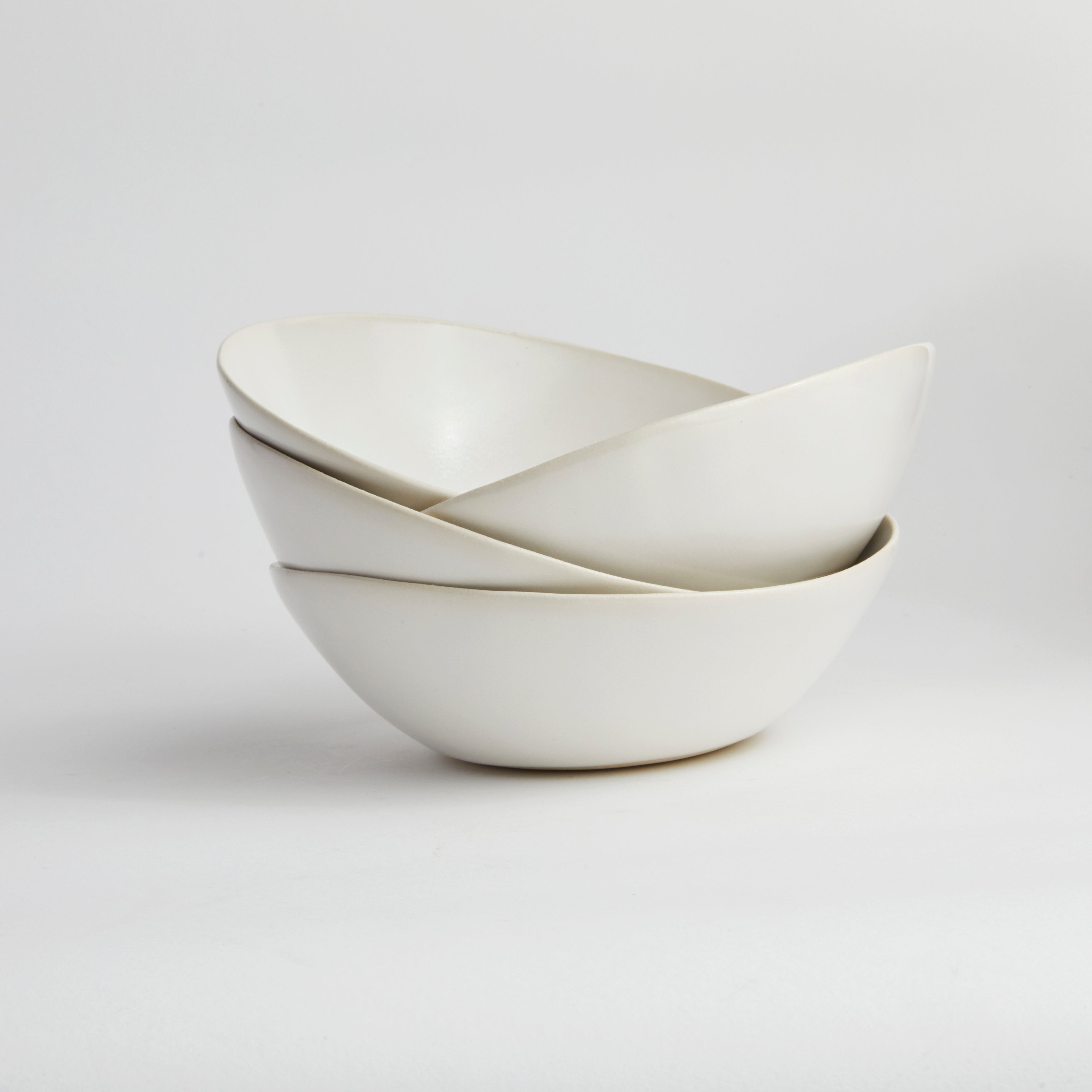 Satin Matte White - WL Bowl (set of 4)
