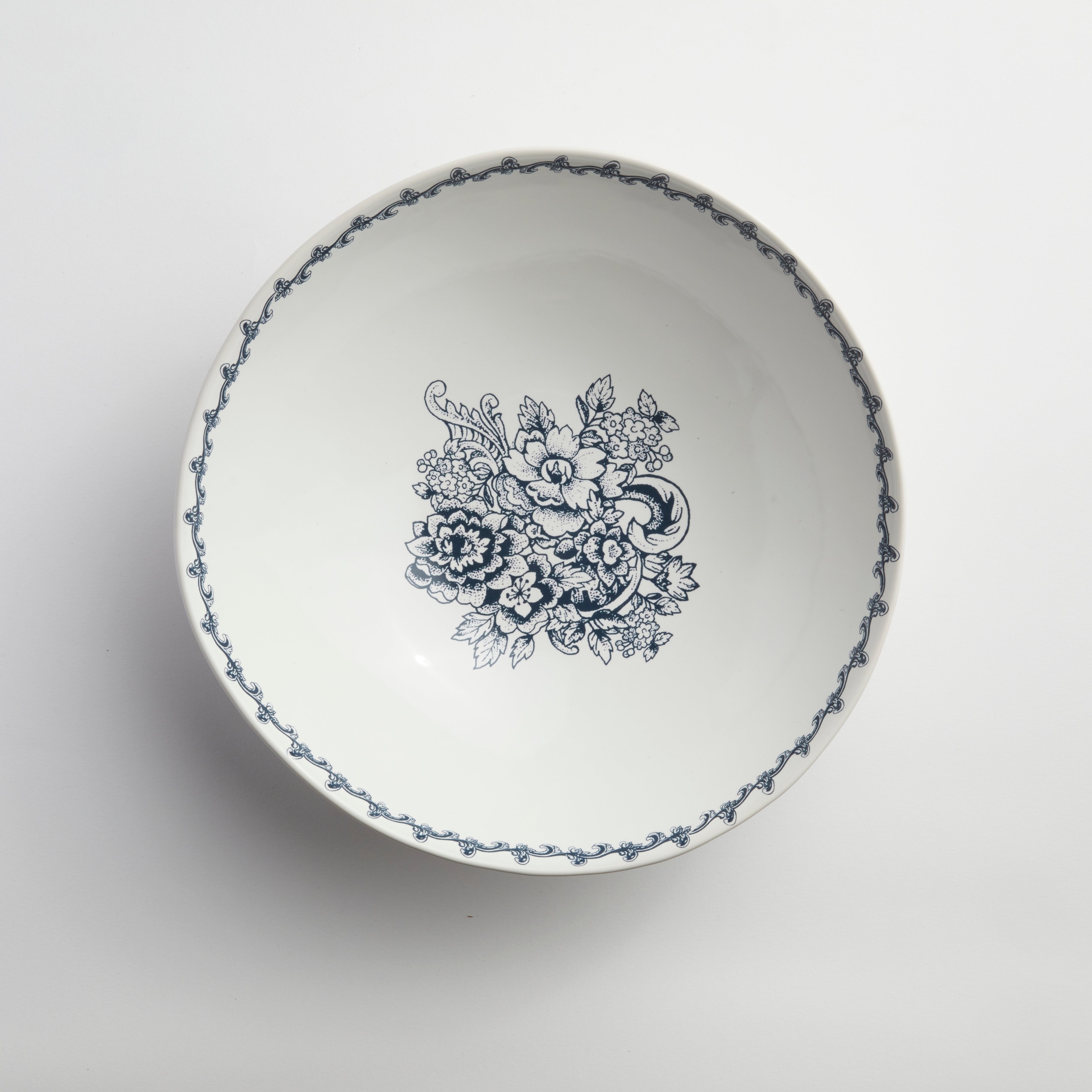 Blue Provencal - Oyster Bowl (set of 2)