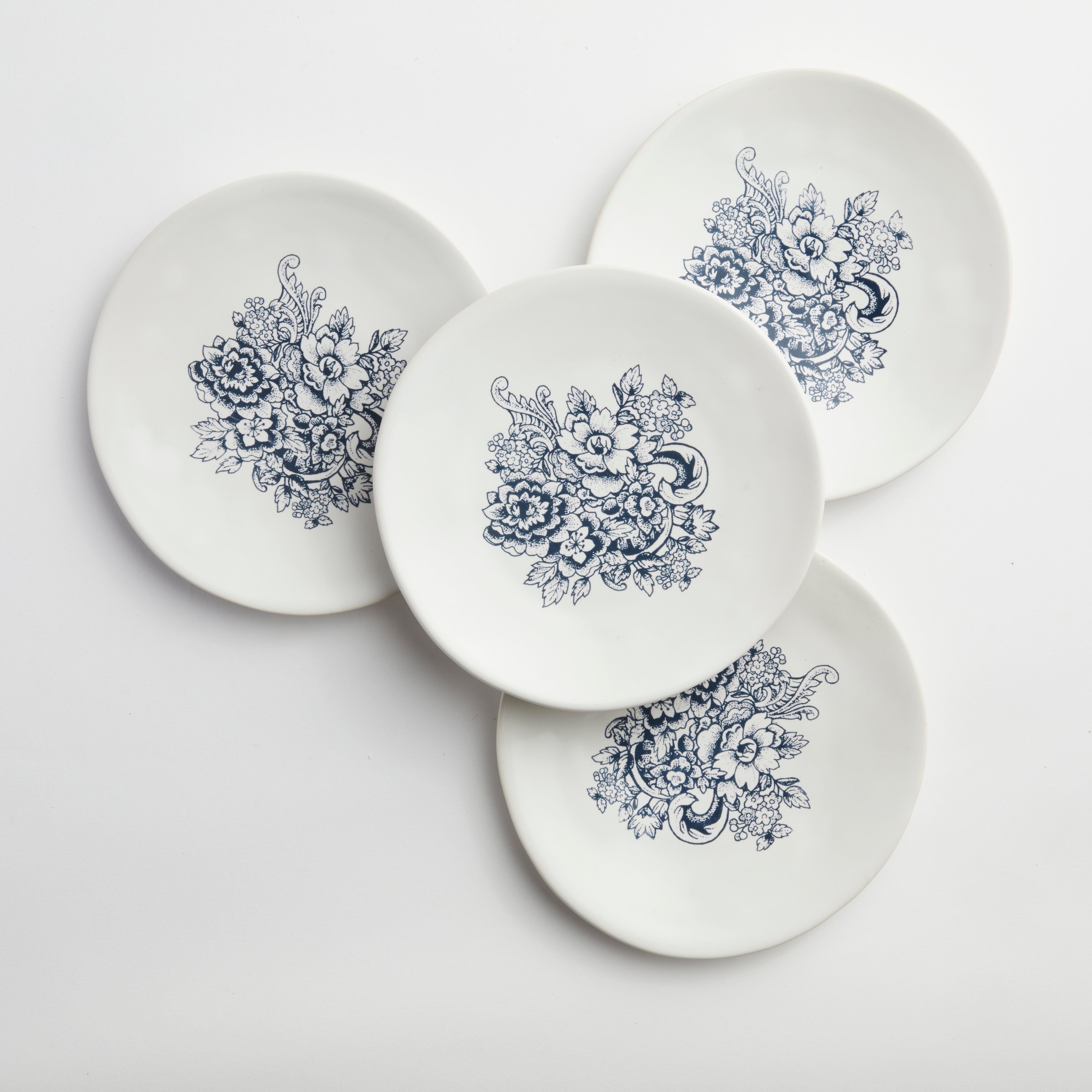 Blue Provencal Side Plate (set of 4)