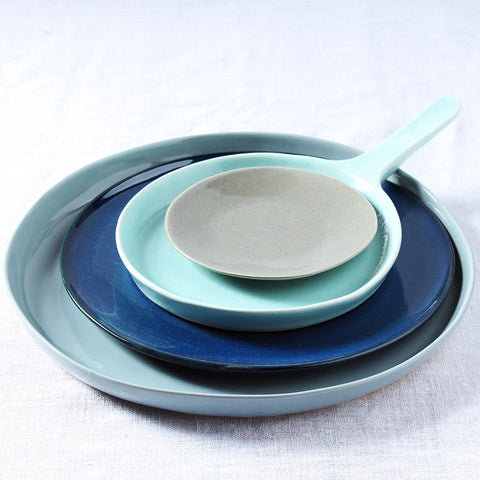 Teal Pan with Handle