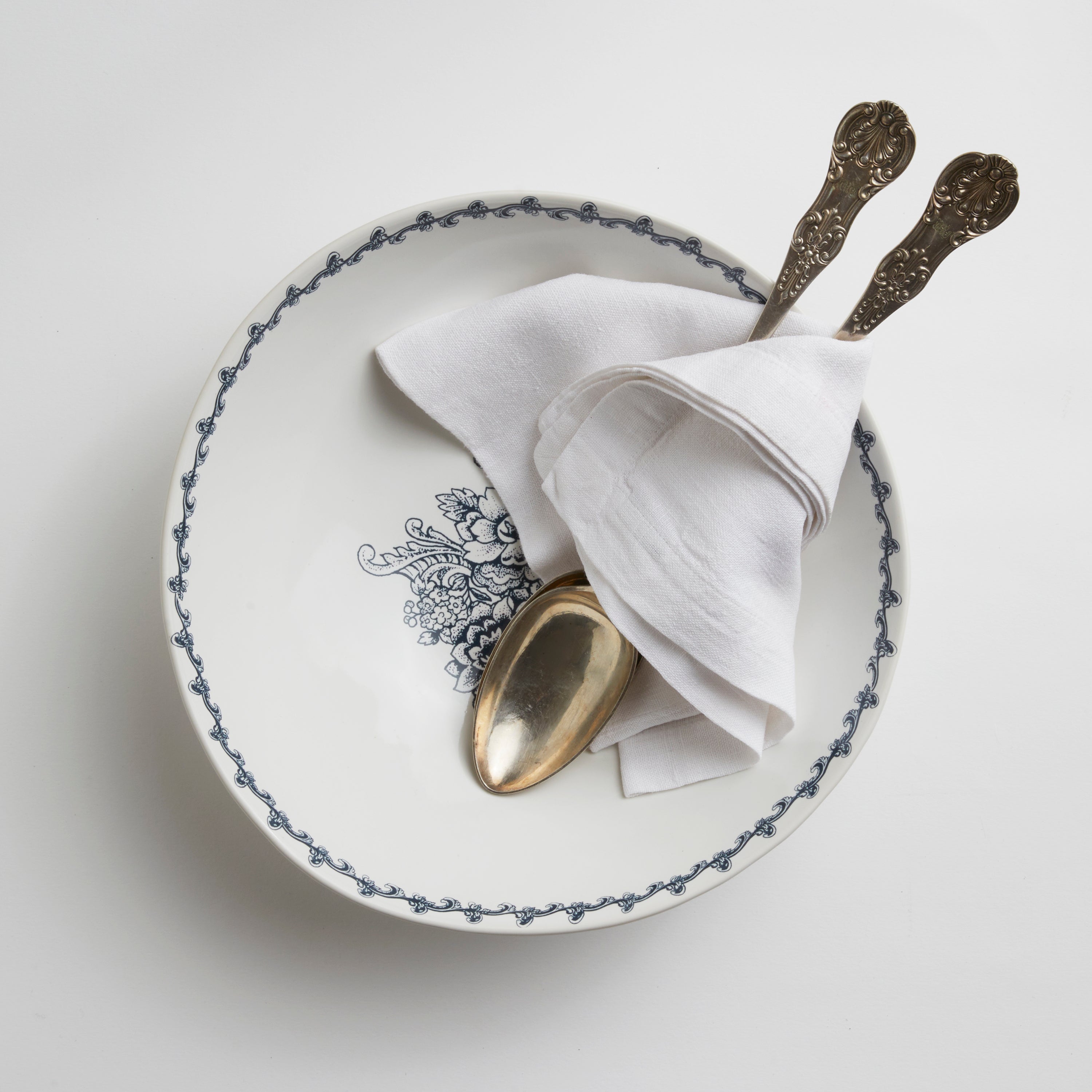 Blue Provencal - Large Bowl